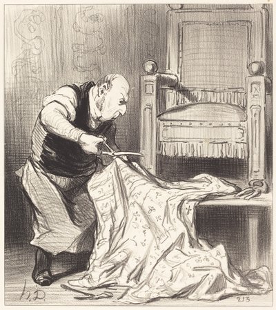 Le Nouveau tapissier de la couronne... de Honoré Daumier