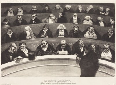 O ventre legislativo de Honoré Daumier