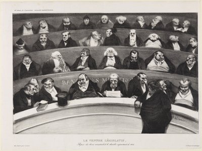O ventre legislativo de Honoré Daumier