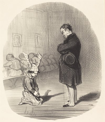 As consequências de uma insurreição de Honoré Daumier