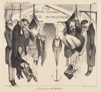 Honras do Panteão de Honoré Daumier