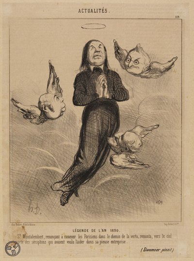 «Lenda do ano 1850» de Honoré Daumier