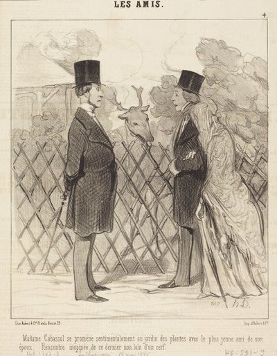 Madame Cabassol passeia... de Honoré Daumier