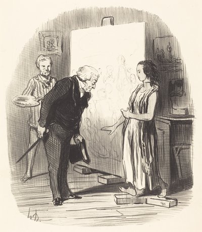 Senhora, tenho a honra! de Honoré Daumier