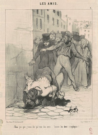 Mas pior do que eu te digo que eles são amigos... de Honoré Daumier
