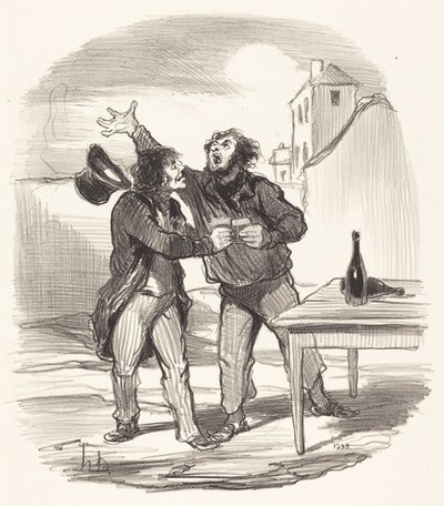 Membre... du dix Decembre prenant le la... de Honoré Daumier