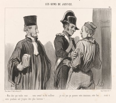 Minha querida, o que você quer... de Honoré Daumier