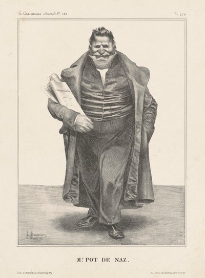 Sr. Pot de Noz. de Honoré Daumier