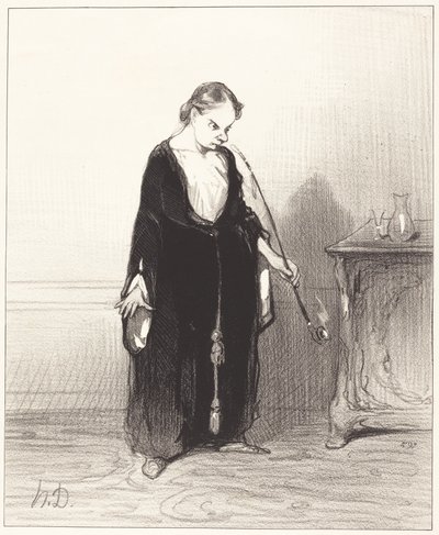 Ó prazer do ópio que você arrebata de mim!... de Honoré Daumier