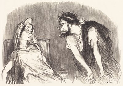 Édipo de Honoré Daumier