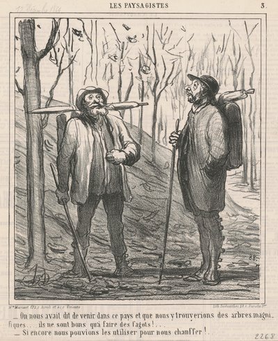 Em nous avait dit de venir dans ce pays ... de Honoré Daumier