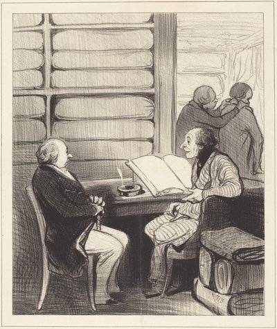 Sim, meu caro senhor Badoulard, vou... de Honoré Daumier