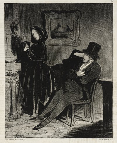 Mais vezes do que te levarei... ao baile... de Honoré Daumier