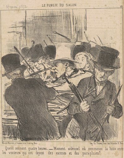 Quando quatro horas bate de Honoré Daumier