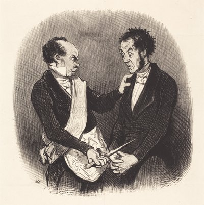 Receção de um maçom de Honoré Daumier