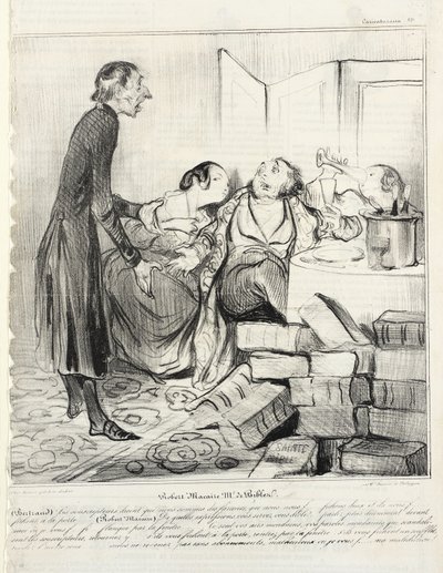 Robert Macaire, vendedor de Bíblias de Honoré Daumier
