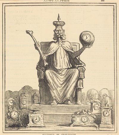 Sucessor de Carlos Magno de Honoré Daumier