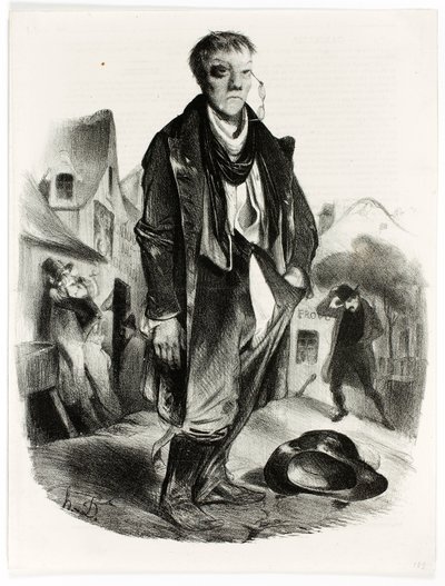 O Bêbado de Honoré Daumier