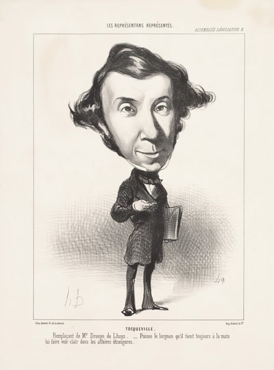 Tocqueville, 1849 de Honoré Daumier