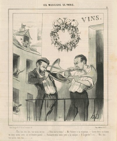 Seu, seu... seu taine... de Honoré Daumier