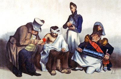 Tratamento da França após a revolução de 1830 de Honoré Daumier
