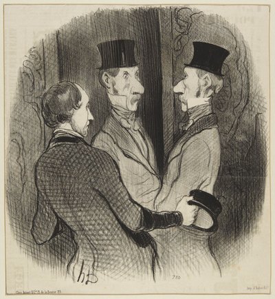 «Um chapéu novo» de Honoré Daumier