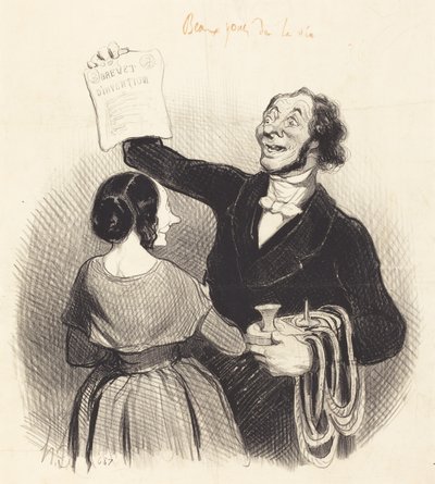Mais um grande homem de Honoré Daumier
