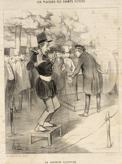 Um guerreiro electrizado de Honoré Daumier