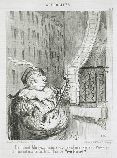 Um novo Almaviva... de Honoré Daumier