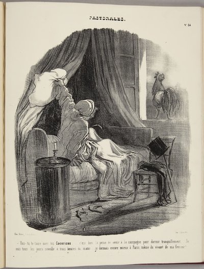 Vais calar-te com os teus cocorocós... de Honoré Daumier
