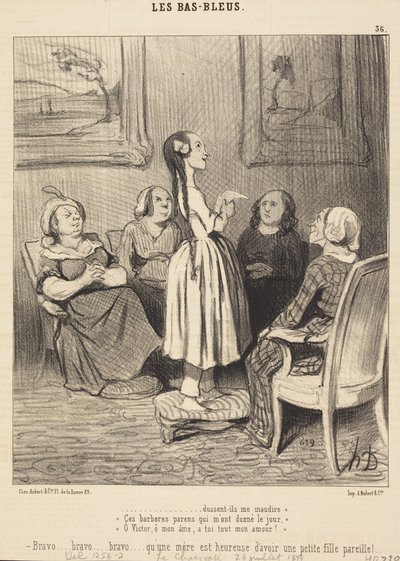 ...ainda que me amaldiçoassem. Estes pais bárbaros... de Honoré Daumier