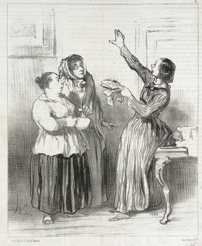 ...o que é a mulher hoje na sociedade... de Honoré Daumier