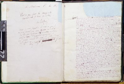 Primeira página e dedicação a Madame Hanska de 