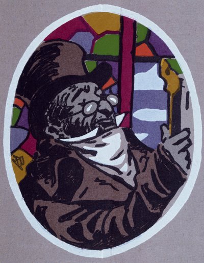 Le cousin Pons, caricatura para romance de Honore de Balzac (1799-1850) de Honore de Balzac