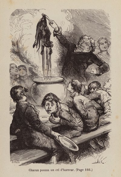 Ilustração para Un Bon Petit Diable (gravura) de Horace (after) Castelli
