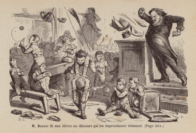 Ilustração para Un Bon Petit Diable (gravura) de Horace (after) Castelli