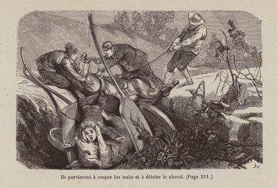 Ilustração para Un Bon Petit Diable (gravura) de Horace (after) Castelli