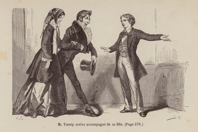 Ilustração para Un Bon Petit Diable (gravura) de Horace (after) Castelli