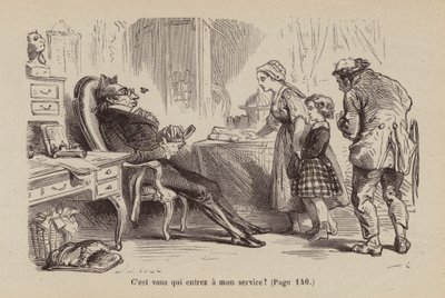 Ilustração para Un Bon Petit Diable (gravura) de Horace (after) Castelli