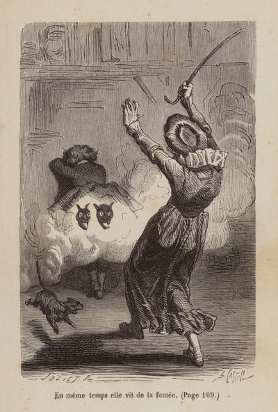 Ilustração para Un Bon Petit Diable (gravura) de Horace (after) Castelli