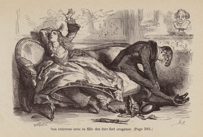 Ilustração para Un Bon Petit Diable (gravura) de Horace (after) Castelli