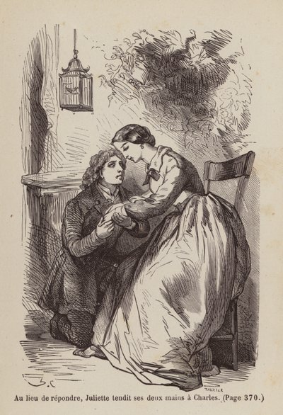 Ilustração para Un Bon Petit Diable (gravura) de Horace (after) Castelli