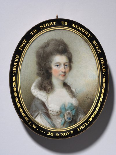 Retrato de Lady Grace Anna Newenham, 1784. de Horace Hone
