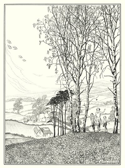 abril (litografia) de Horace J. Knowles