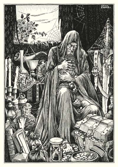 Ilustração para O Sermão da Montanha (gravura) de Horace J. Knowles