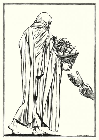 Ilustração para O Sermão da Montanha (gravura) de Horace J. Knowles