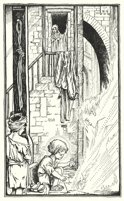 Em Nazaré (litografia) de Horace J. Knowles