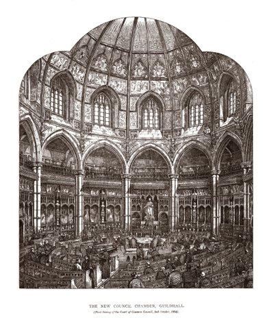 A Câmara de Câmara do Novo Conselho, 1884, 1886 de Horace Jones