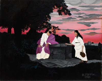 Cristo e a Mulher de Samaria de Horace Pippin