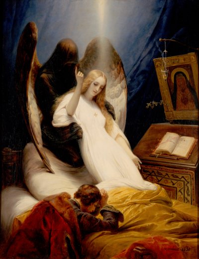 Anjo da morte de Emile Jean Horace Vernet